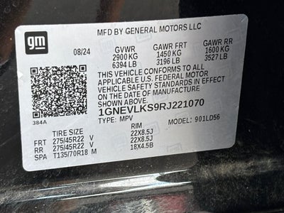 2024 Chevrolet Traverse AWD RS