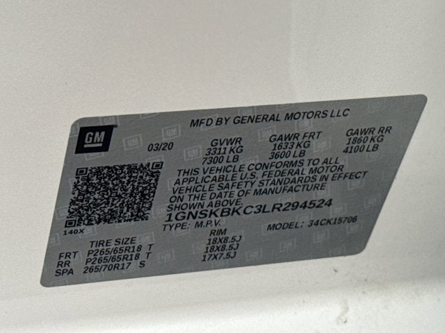 2020 Chevrolet Tahoe LT