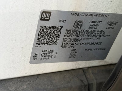 2021 Chevrolet Suburban Z71