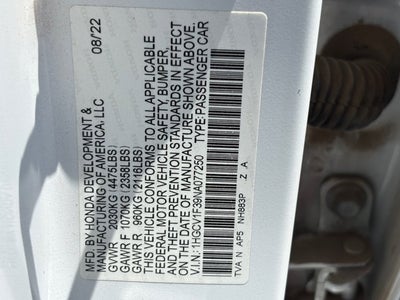 2022 Honda Accord Sedan Sport