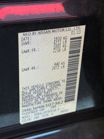 2013 Nissan Altima 2.5 SV