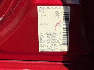 2015 Nissan Altima 2.5 SL