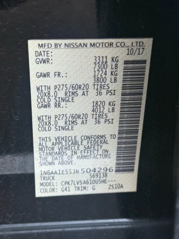 2018 Nissan Titan SL