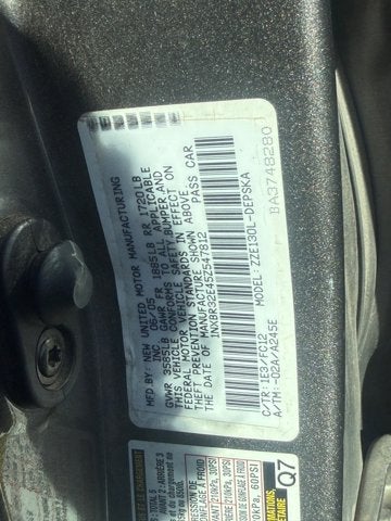 2005 Toyota Corolla Base