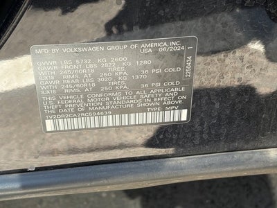 2024 Volkswagen Atlas 2.0T SE