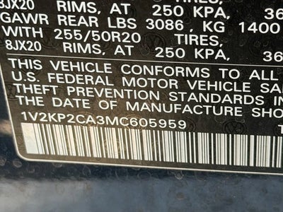 2021 Volkswagen Atlas 2.0T SE w/Technology