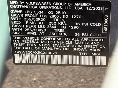 2024 Volkswagen Atlas Cross Sport 2.0T SE w/Technology