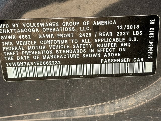 2014 Volkswagen Passat Base