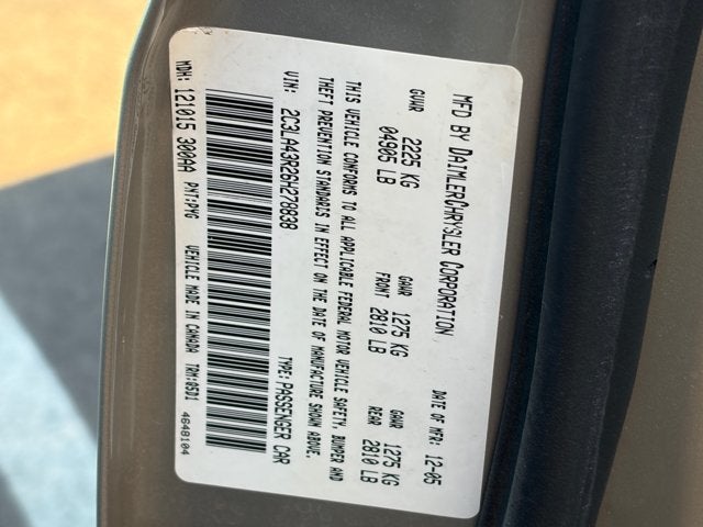 2006 Chrysler 300 BASE