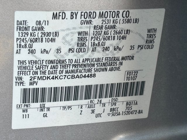 2012 Ford Edge Limited