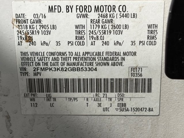 2016 Ford Edge Titanium