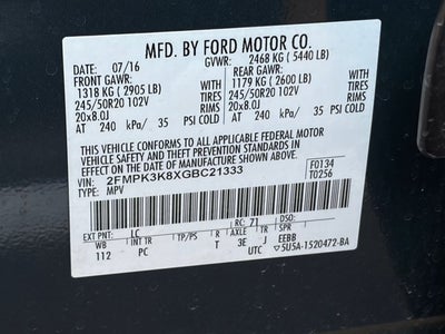 2016 Ford Edge Titanium