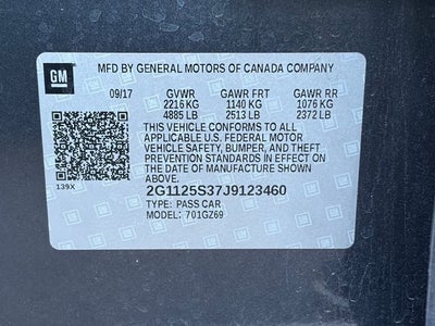 2018 Chevrolet Impala Premier