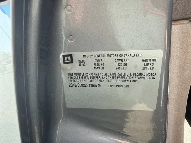 2008 Buick LaCrosse CX