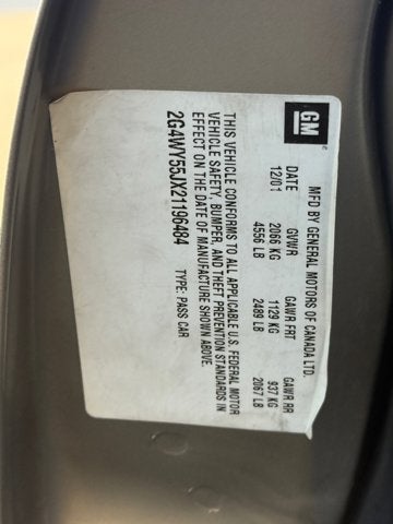 2002 Buick Century Limited