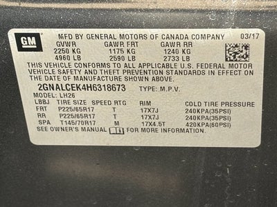 2017 Chevrolet Equinox LT