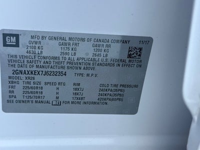 2018 Chevrolet Equinox LT