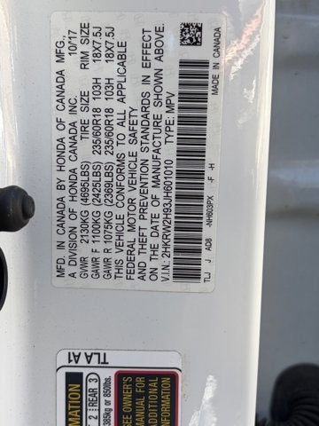 2018 Honda CR-V Touring