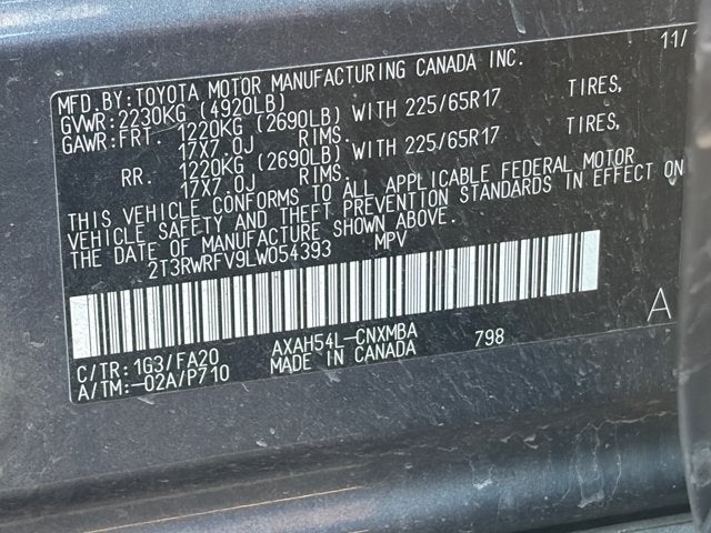 2020 Toyota RAV4 Hybrid XLE