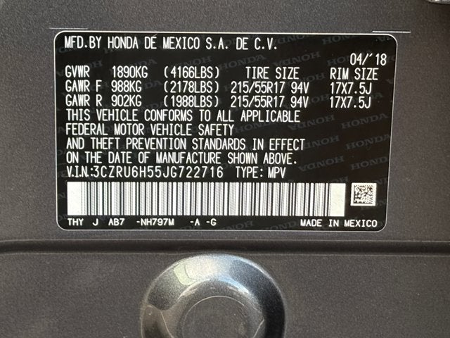2018 Honda HR-V EX