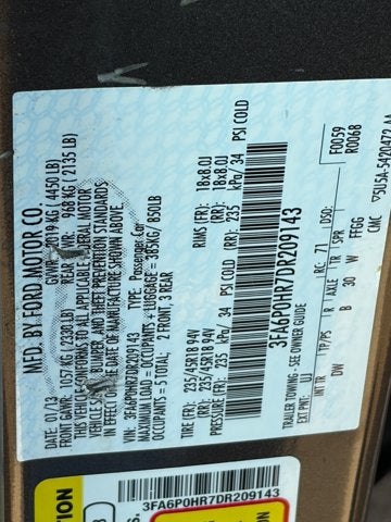 2013 Ford Fusion SE