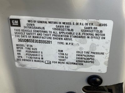 2005 Buick Rendezvous 4dr AWD