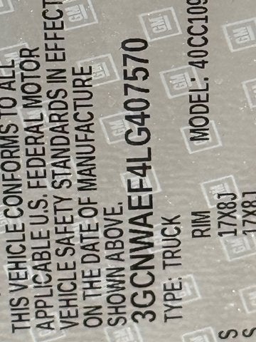 2020 Chevrolet Silverado 1500 Work Truck