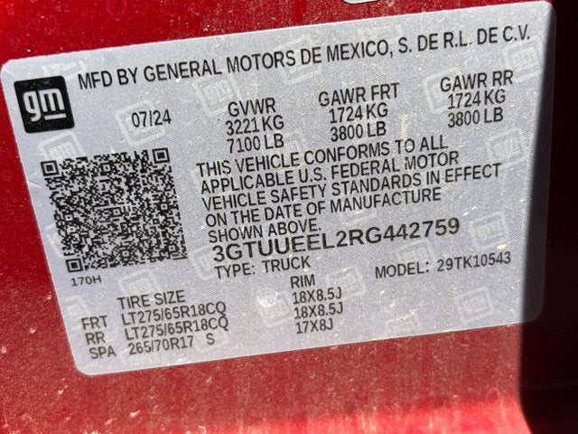 2024 GMC Sierra 1500 AT4