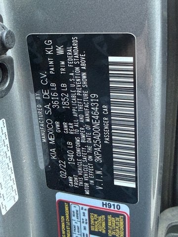 2022 Kia Rio 5-Door S