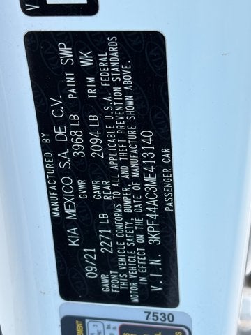 2021 Kia Forte GT