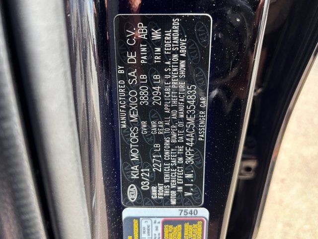 2021 Kia Forte GT