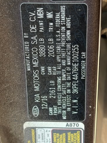 2017 Kia Forte LX