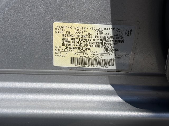 2009 Nissan Sentra 2.0 SL