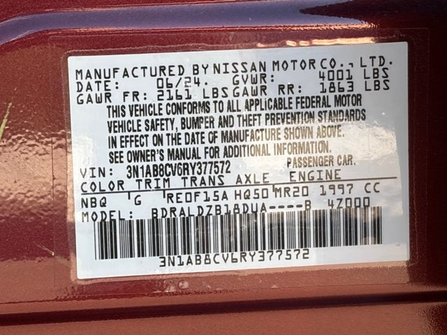 2024 Nissan Sentra SV