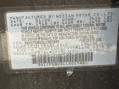 2020 Nissan Kicks S