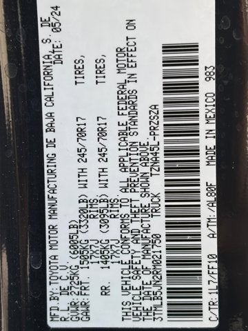 2024 Toyota Tacoma 4WD Base