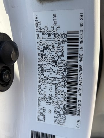 2014 Toyota Tacoma 4WD Double Cab V6 MT (Natl)