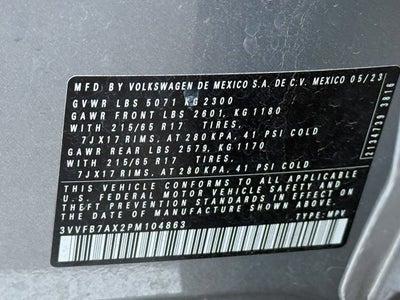 2023 Volkswagen Tiguan S