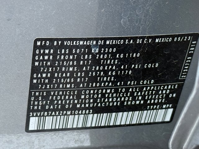 2023 Volkswagen Tiguan S