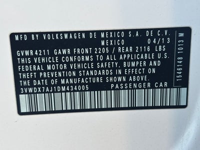 2013 Volkswagen Jetta Base