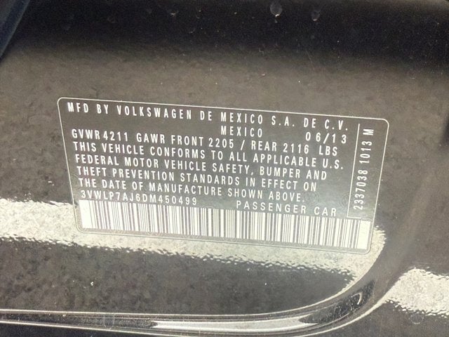 2013 Volkswagen Jetta Base