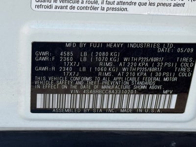 2010 Subaru Outback Premium All-Weather