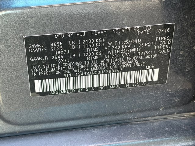 2017 Subaru Outback Limited