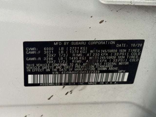 2021 Subaru Ascent Limited