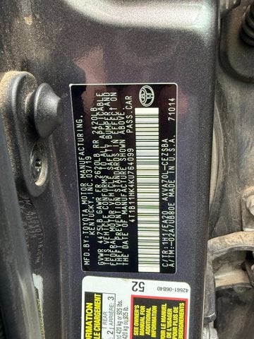 2019 Toyota Camry Base