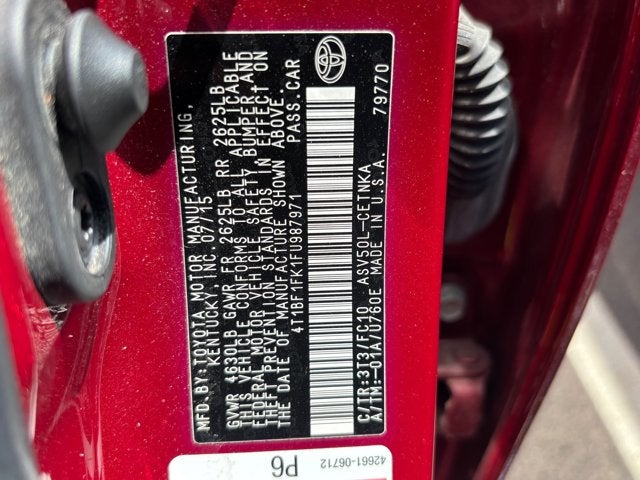 2015 Toyota Camry Base