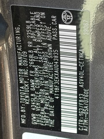 2010 Toyota Camry Base