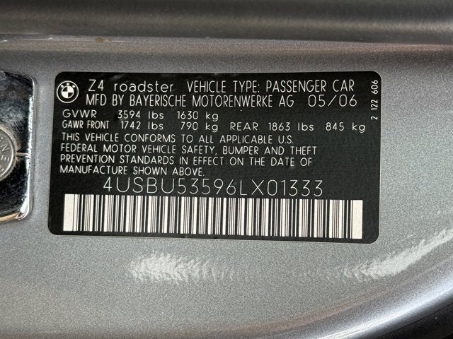 2006 BMW Z4 3.0si