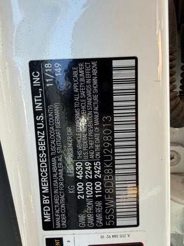 2019 Mercedes-Benz C-Class C 300