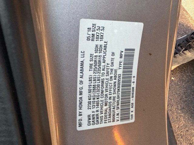 2019 Honda Odyssey EX-L